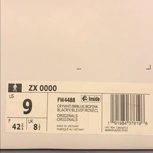 Adidas ZX0000 unreleased bape hype rare consortium